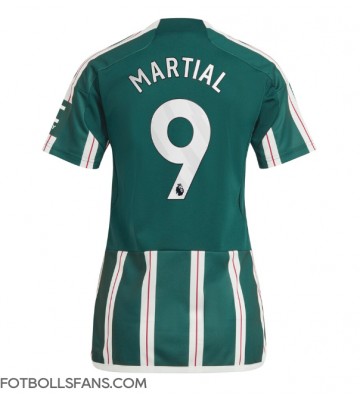 Manchester United Anthony Martial #9 Replika Bortatröja Damer 2023-24 Kortärmad